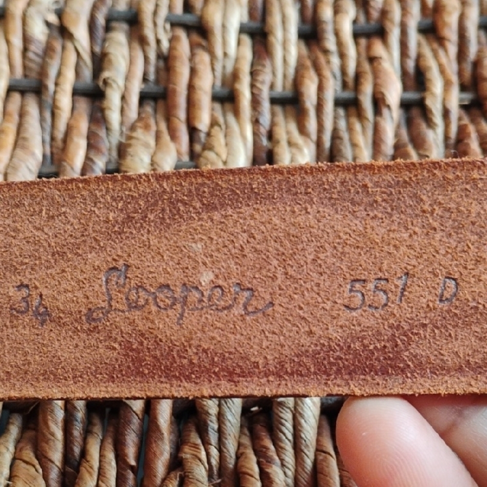 Clemson Tigers Brown and Black Leather Belt with - Picture 4 of 4